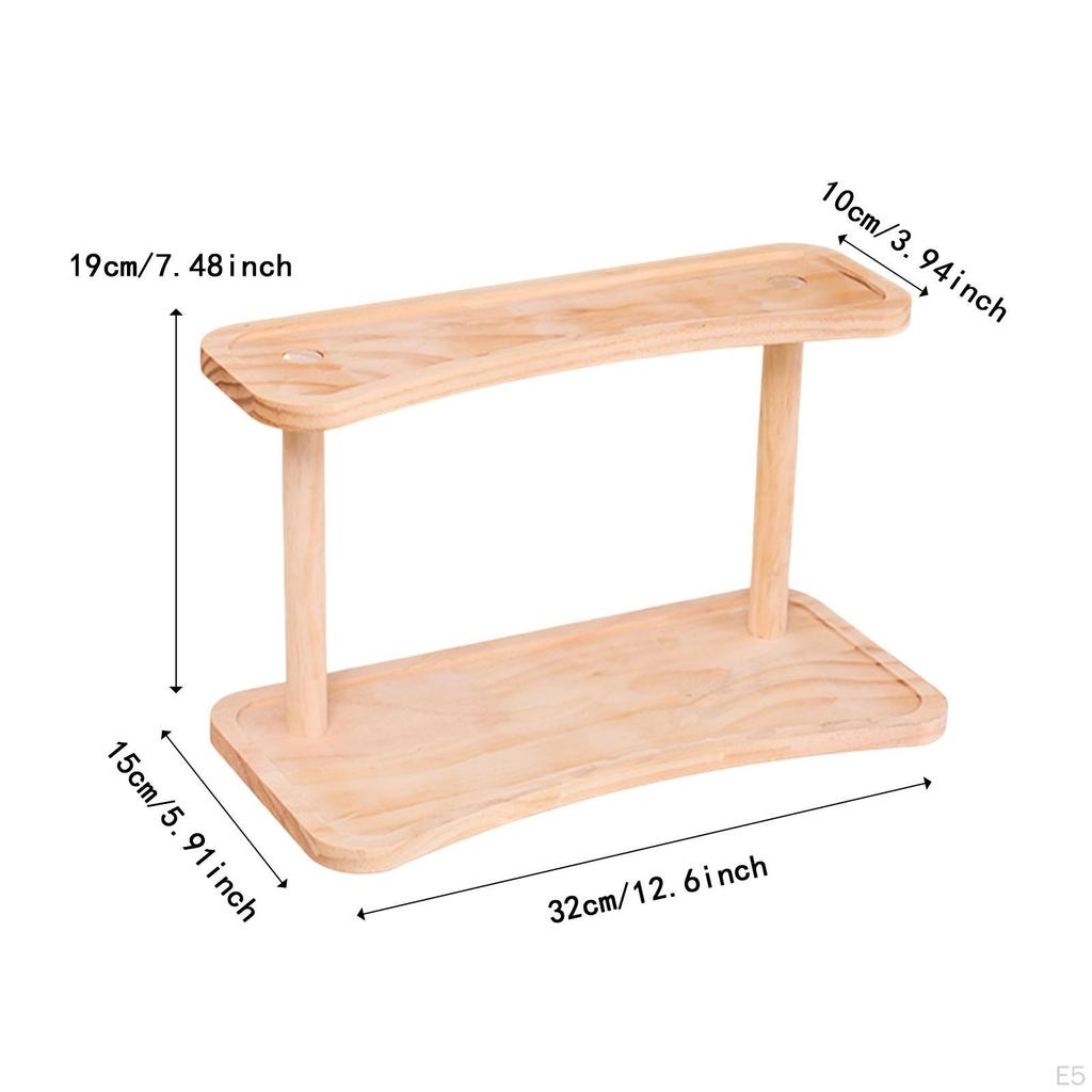 2 Tier Desktop Organizer for Makeup And Spice Rack Display In Dorm Living Room