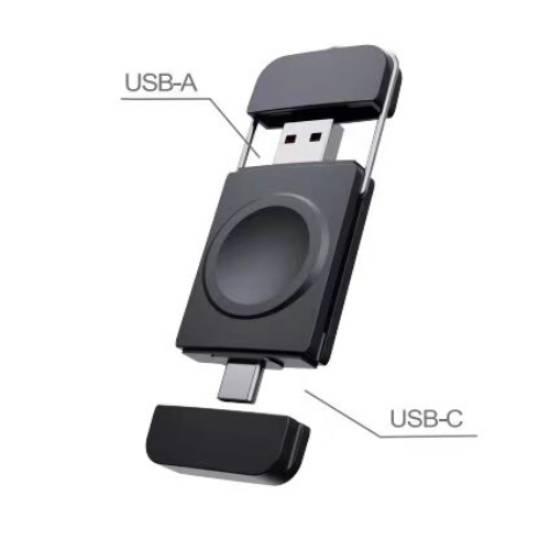 Портативная беспроводная зарядка для Apple IWatch Series Ultra SE 8 7 6 se 5 4 3 2 1 Type C и USB C, быстрая зарядка, док-станция для зарядного устройства для часов