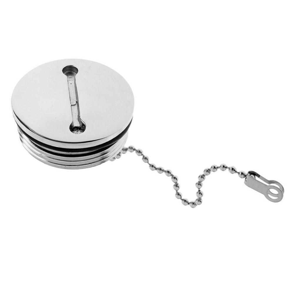 Запасная крышка бензобака из нержавеющей стали 316 с цепочкой для лодки