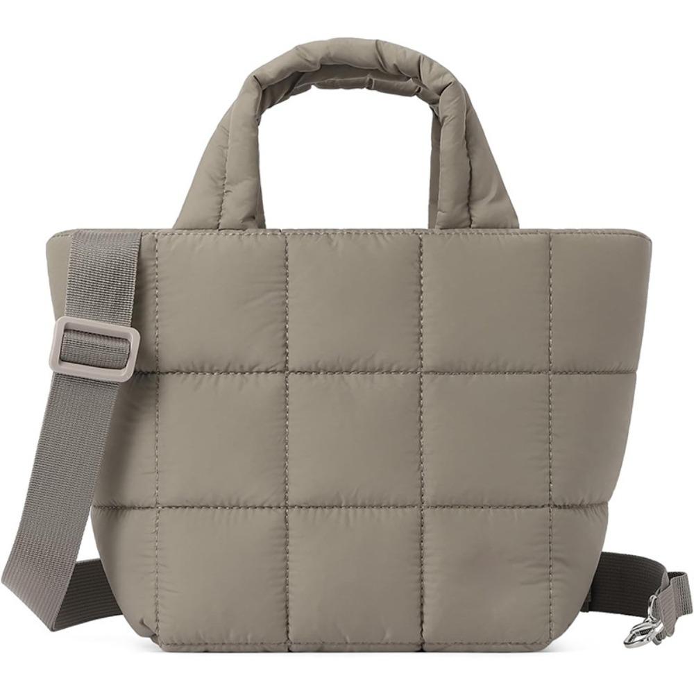 Нейлоновая сумка-тоут Съемный ремень Сумка через плечо Регулируемая стеганая сумка Работа