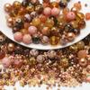 50g/bag Mixed Color Loose Beads Glass Acrylic Beads For DIY Jewelry Making Accessories