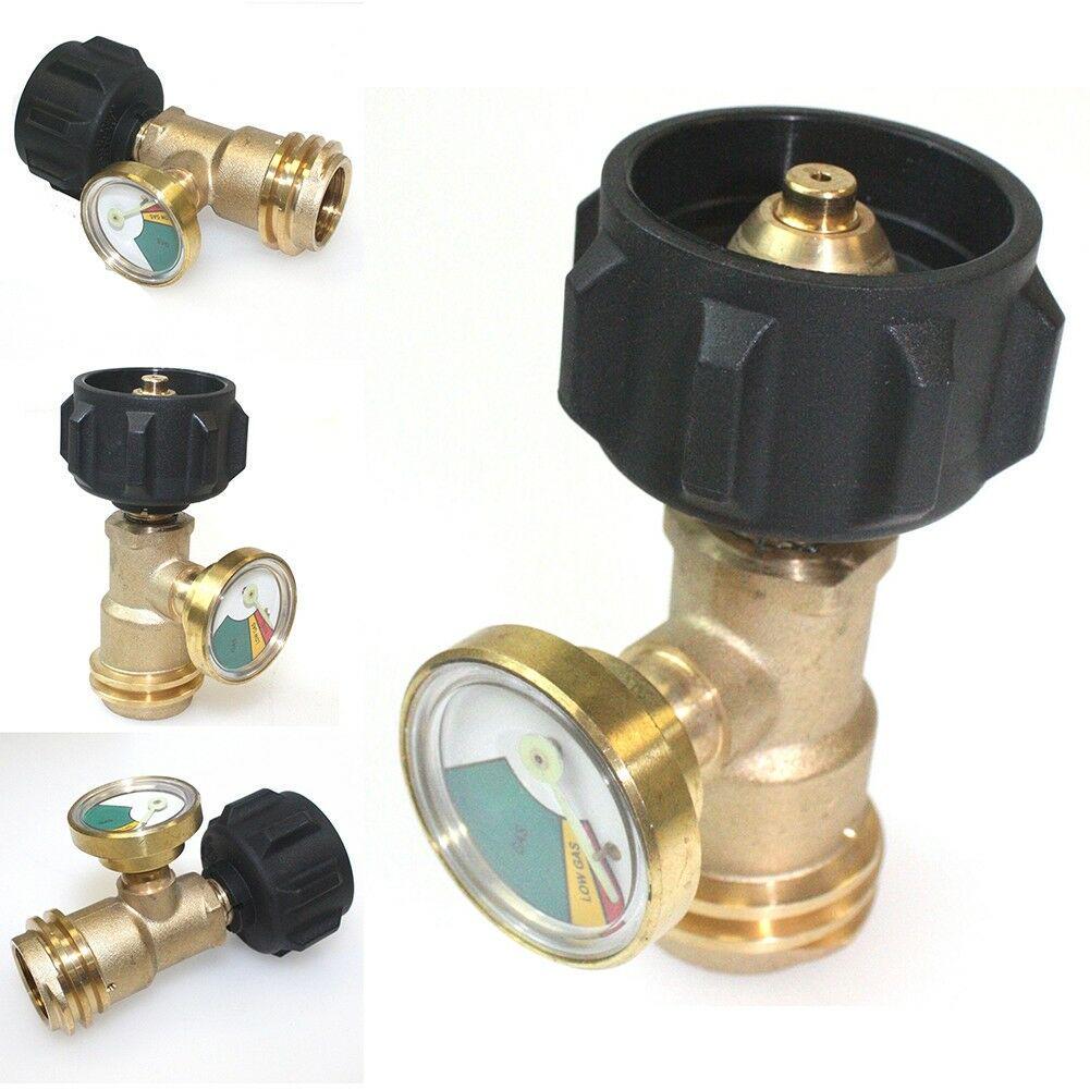 Переходник на бак Газовый баллон Кемпинг Пропановая газовая плита Газовый переходник + индикатор уровня