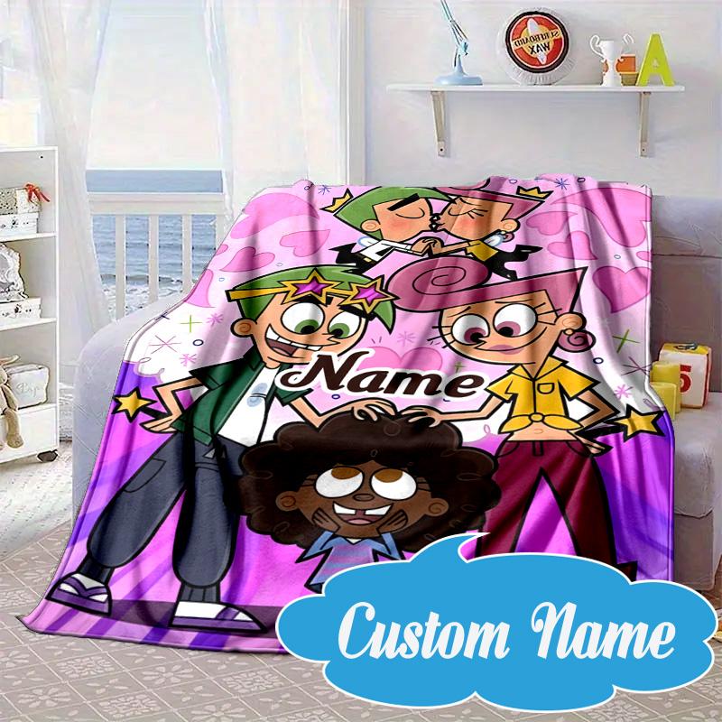 Custom Name Friendship Through Time Blanket bed sofa Blanket Flannel Blanket for Camping, Hiking, Picnic Essentials,gift for Fan family