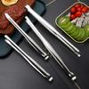 Щипцы для гриля Нержавеющая сталь Полированная поверхность Устойчивые к коррозии Гладкий край Длинная ручка Щипцы для гриля из нержавеющей стали Зажим для барбекю и выпечки