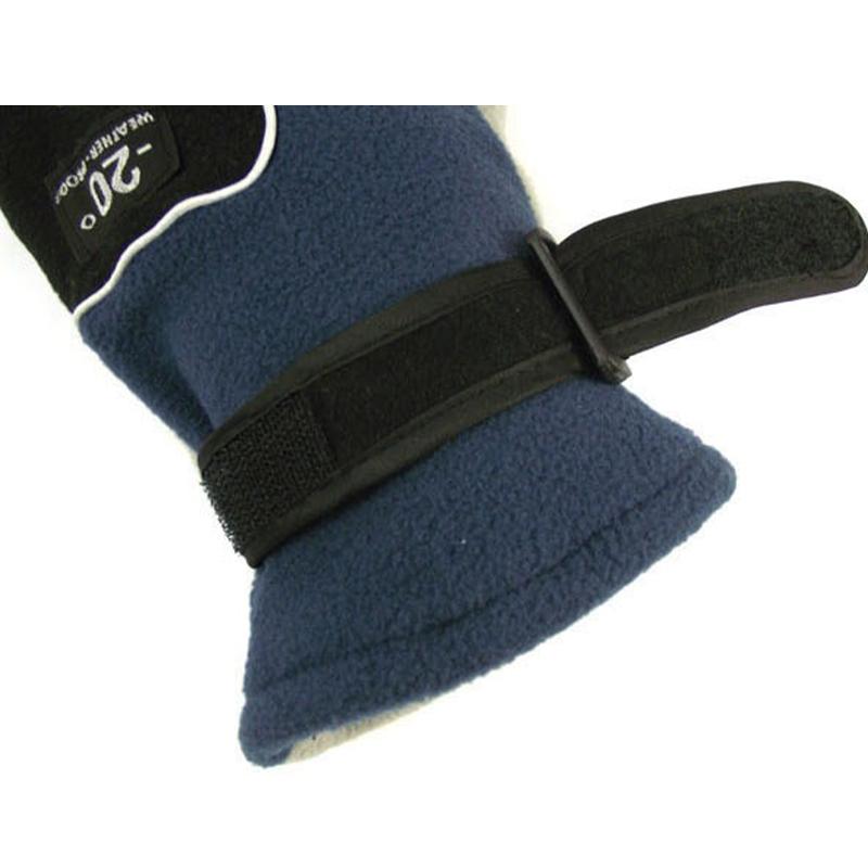 Зимние теплые флисовые толстые перчатки на полный палец для катания на лыжах на открытом воздухе, езды на велосипеде