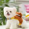 Cute Dog Collar Harness Breathable Cat Vest Backpack Pet Vest Chest Strap  For Small Dog Cat