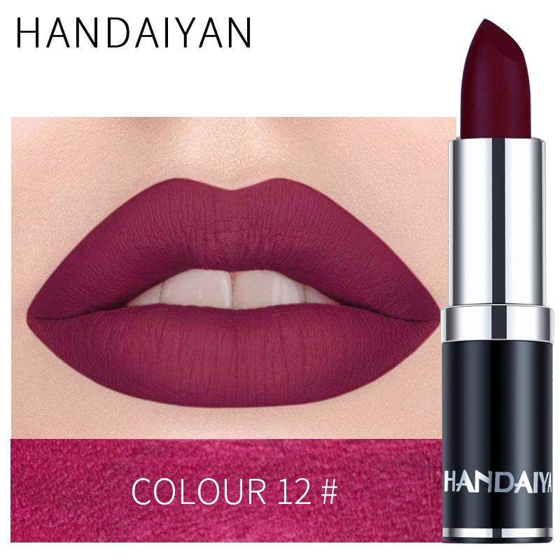 HANDAIYAN Dumpling Fog Surface -long Moisturizing Lipstick Velvet Nourishing Matte Lipstick Red
