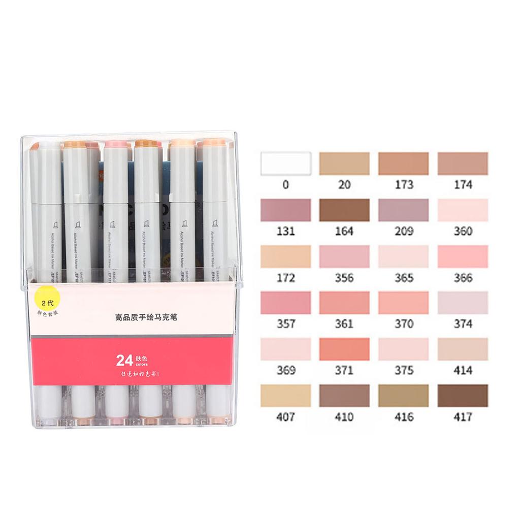 Маркер с двойной головкой, прозрачный набор кистей для рисования, художественные принадлежности, два поколения