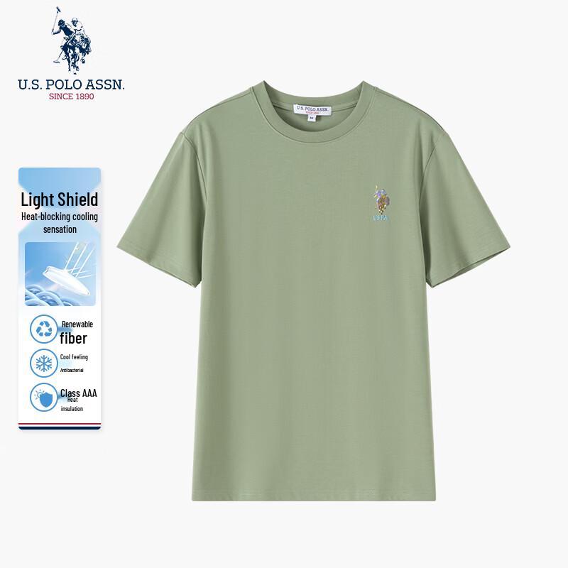 U.S. Polo Assn. Мужская повседневная футболка с коротким рукавом
