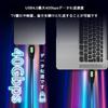 Кабель USB4 UAYXILI 2M Thunderbolt 4 поддерживает [высокоскоростную передачу данных 40 Гбит/с] 240 Вт 48/5 А PD быстрая зарядка 8K@60 Гц видеовыход] Thunderbolt