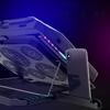 K0AC Кулер для ноутбука Охлаждающая подставка для ноутбука Игровой кулер для ноутбука Подставка с 6 светодиодными вентиляторами 2 USB-портами для 20-дюймового ноутбука