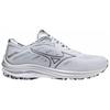 Mizuno Wave Rider 25 Fabric Synthetic Leather Slip Resistant Durable Breathable Low Top Rubber Casual Men Sneaker Silver Gray J1GC217493