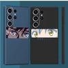 Чехол для телефона Samsung Galaxy S23 Ultra S21 Note 20 Ultra S20 S22 Note 10 Plus Attack On Titan Japan Anime Square Liquid Cover