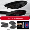 2 Pcs Car Headlight Protective Film Headlamp Transparent Black TPU Sticker For Porsche 718 Boxster Cayman 2016-On  Accessories