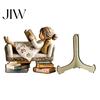 Corrosion-resistant Nordic Decor Wooden Reading Desktop Ornaments for Home Office Decor, Minimalist Figurine, Creative Appearance Table Art