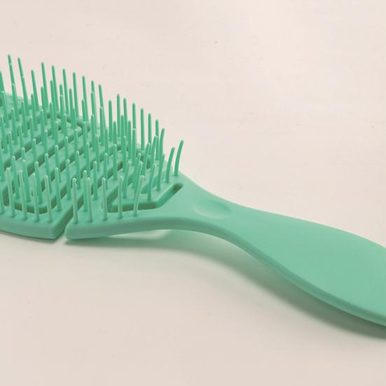 Расческа-лопатка для массажа кожи головы, для укладки волос, для влажной и сухой парикмахерской, прямая вьющаяся расческа для дома