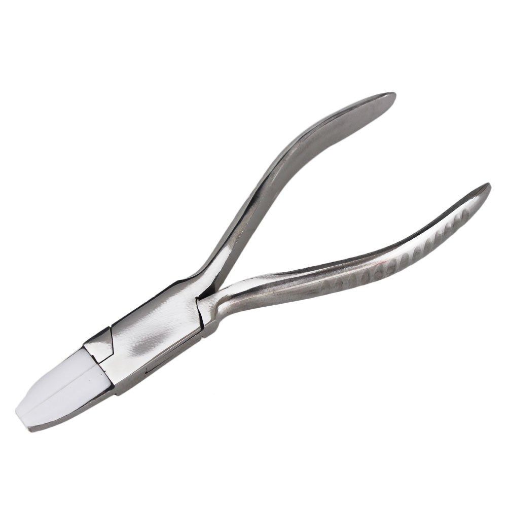 Stainless Steel Eyeglasses Pliers Half Round Needle Nose Pliers  for Glasses Adjusting