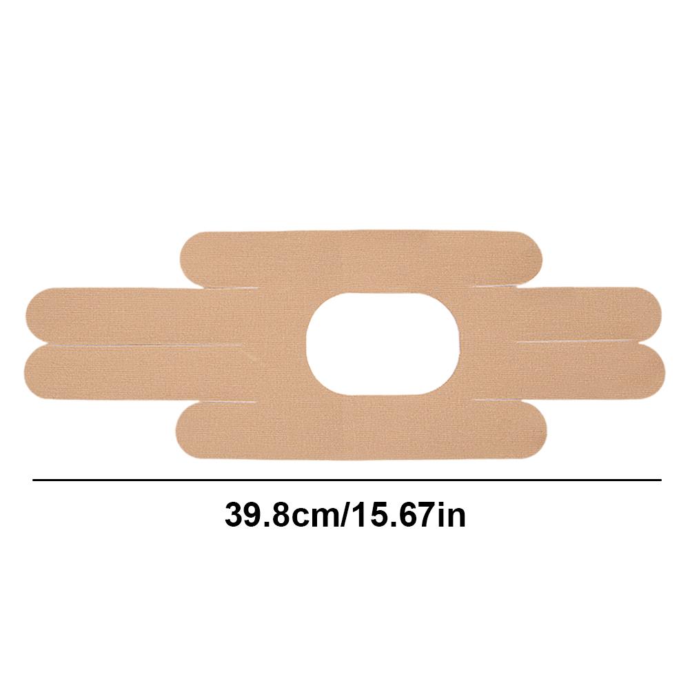 Кинезиологическая лента для колена, дышащая предварительно разрезанная лента для колена для тренажерного зала и фитнеса (бежевый)