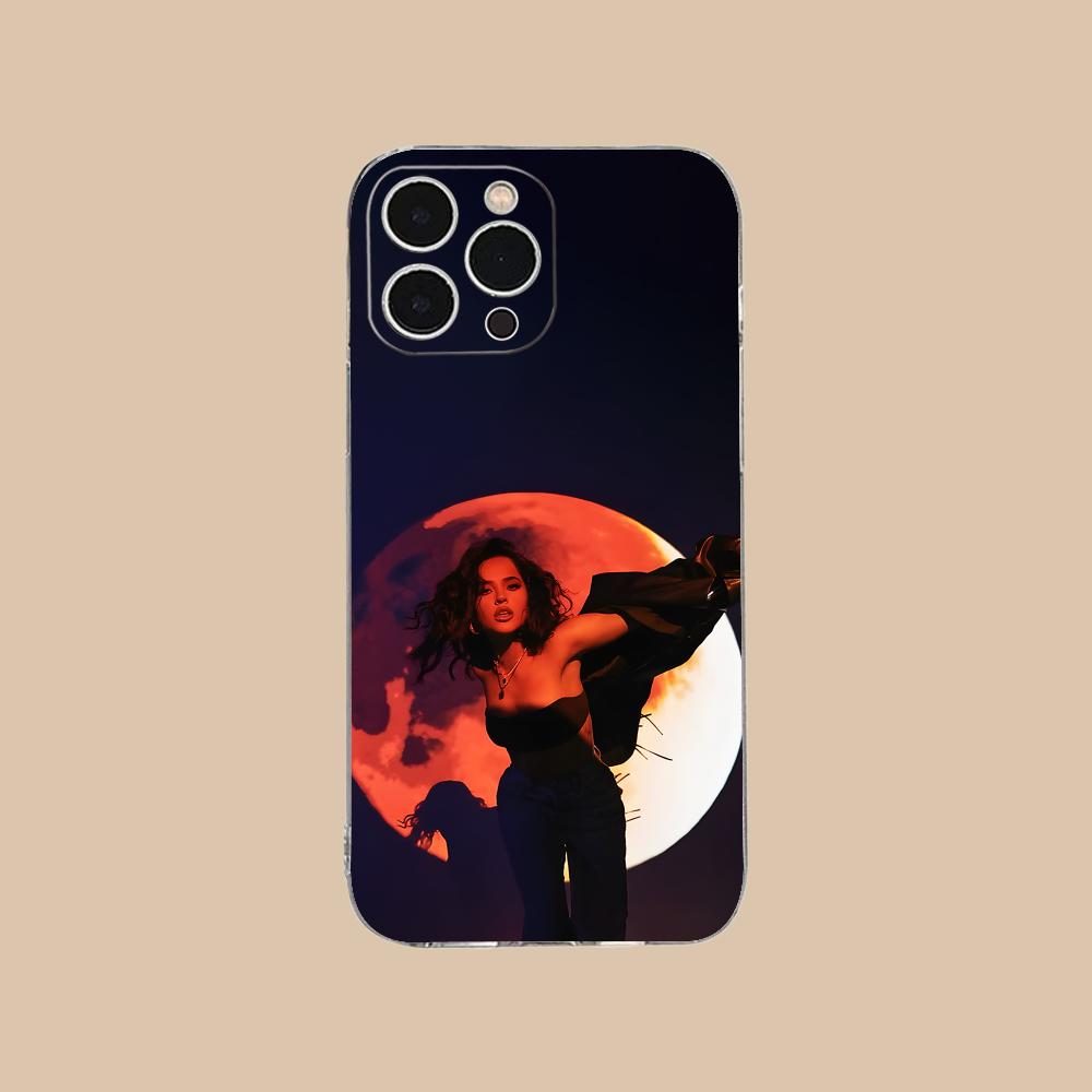 Модный Чехол для Мобильного Телефона Becky G для iPhone 16 15 14 13 12 11 X XR XS 8 6 Pro Max Plus Mini Прозрачный Цветной Защитный Красивый