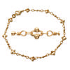 [J7205] - Gold Plated Bracelet 'Choréographie' - 5 Mm