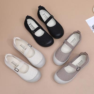 Дышащая сетка Легкая амортизация Прохладная спортивная повседневная обувь - Поддержка свода стопы Противоскользящая Износостойкая Неутомительная Женская обувь