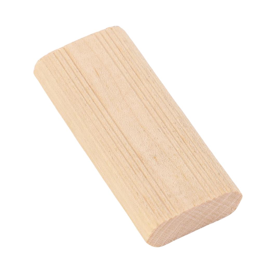 50 шт. деревянных шкантов 8x22x50 мм из бука, пазовые заглушки для деревообрабатывающей мебели, шкаф для сращивания