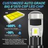MAXGTRS 2x H4 Hi/Lo H7 Bi-LED Линза Проектора H11 9005 HB3 9006 HB4 Автомобильная Лампа Фары Canbus Lampada 6000K Мини Противотуманная Фара 12V LHD RHD