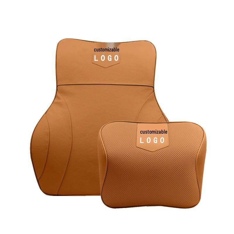 Buick Car Headrest and Lumbar Support Pillow - Memory Foam, Customizable Logo