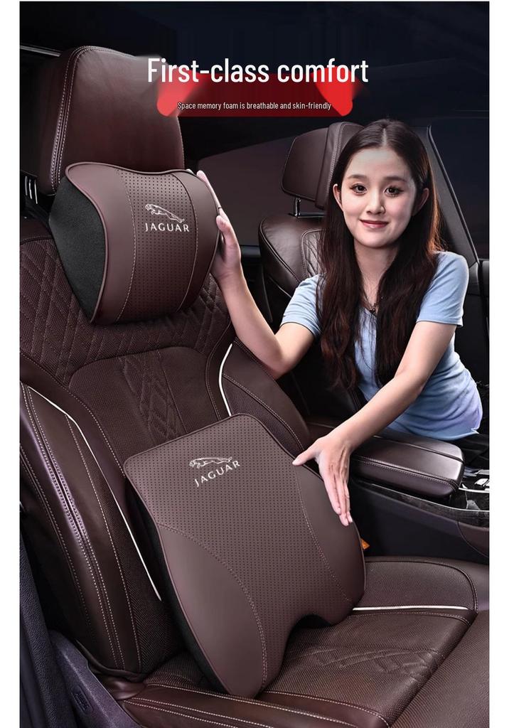 Подходит для подголовников и подушек для шеи Jaguar XEL, XFL, E-PACE, XE, XF, XJ, отделки салона.