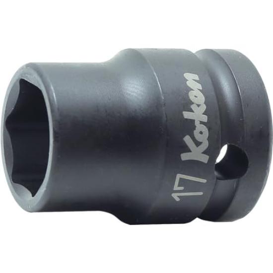 Yamashita Industrial Research Institute Impact x 18mm x Thin Wall (Ko-ken) Socket, Hexagonal, 14401M-18, 12.7mm 38mm,