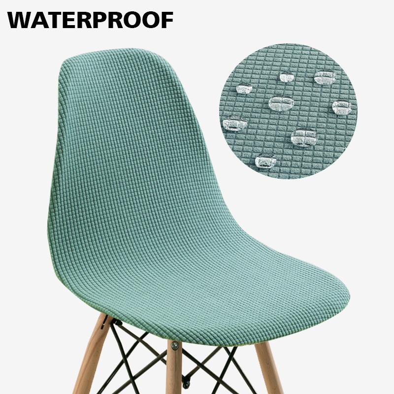 Водонепроницаемый чехол для стула, эластичный однотонный чехол для стула, для бара, отеля, дома, гостиной, съемный защитный чехол для мебели