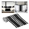NOELAMOR Bonnet Sticker Stripe Body Car Seal Decal 8x180cm (Black)