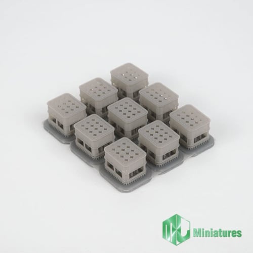 MJ Miniatures 1/35 Аксессуар для диорамы Смоляной ящик для бутылок (9 штук) Смоляной набор MJEZ35022