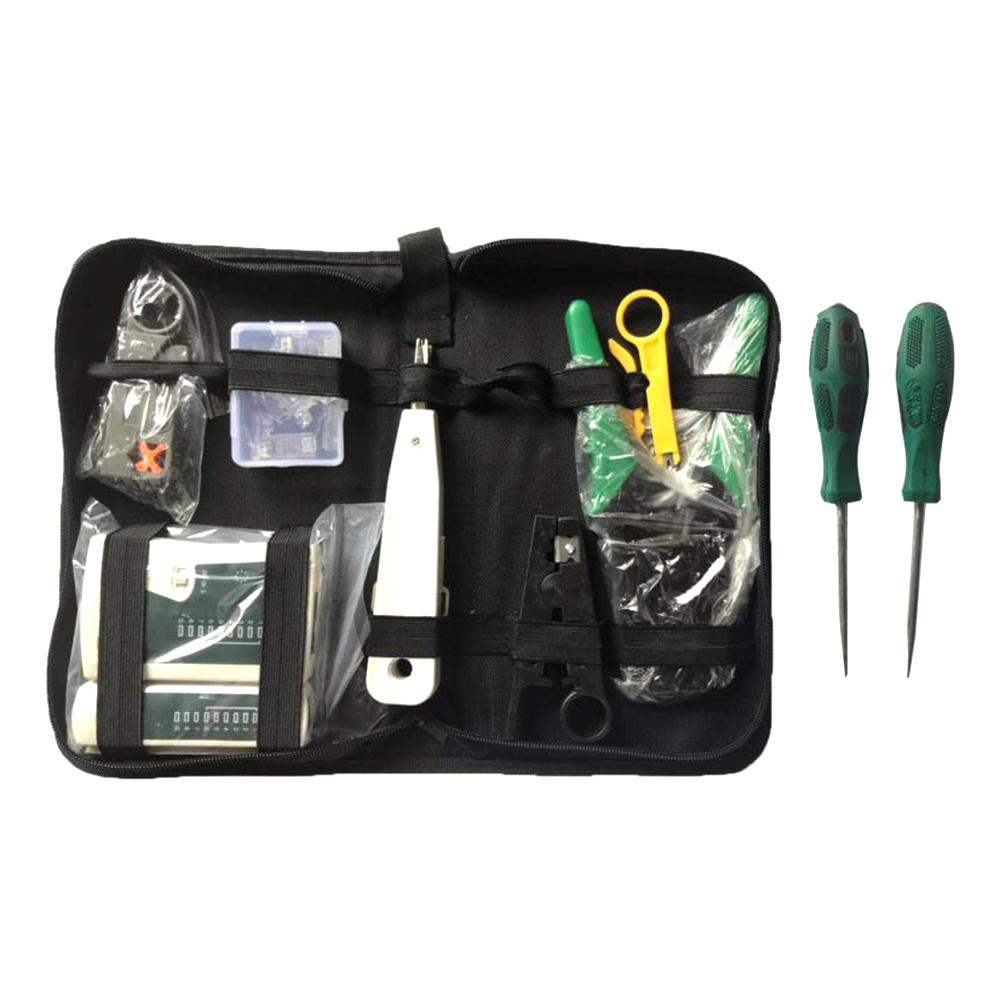 9 в 1 LAN Network Fix тестер кабеля щипцы плоскогубцы набор ручных инструментов Cat5 RJ45 RJ11 RJ12 зачистка сделать