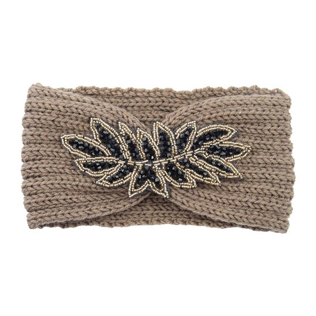 Модная женская однотонная спортивная повязка для волос на голову, термальная повязка для волос для девочек