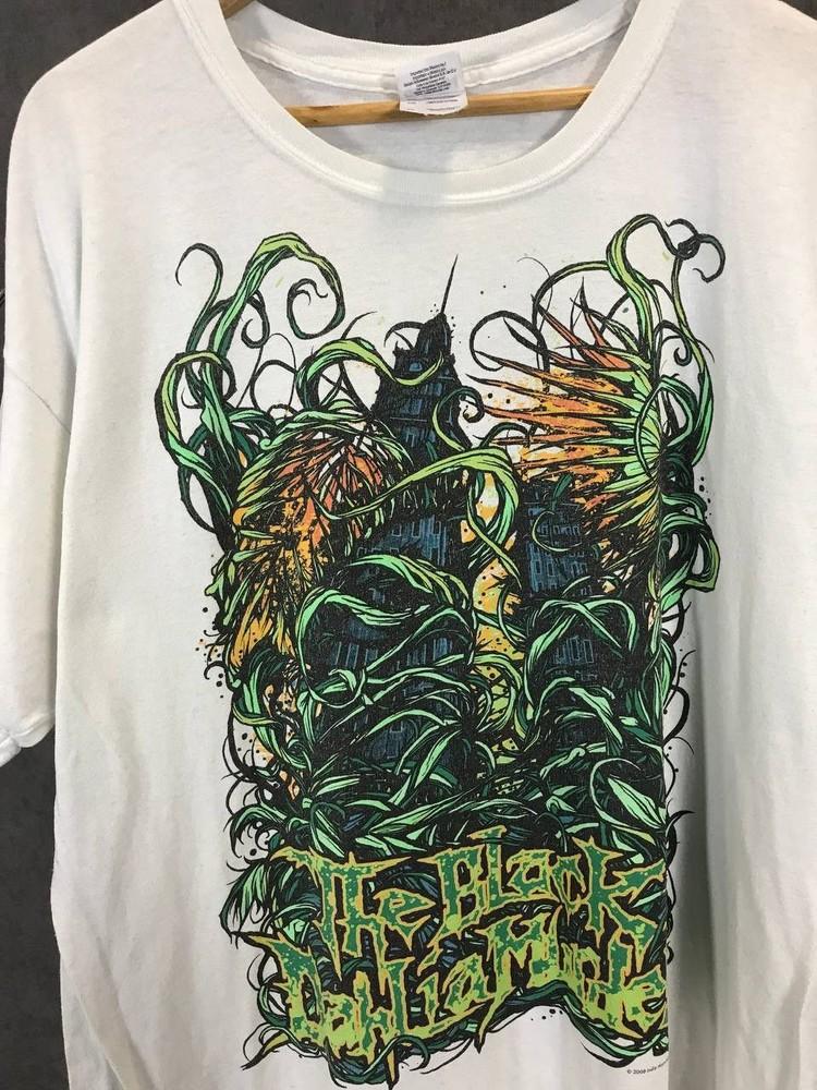 The Black Dahlia Murder Винтажная Рок-группа Белая Унисекс Футболка Репринт Унисекс Футболка