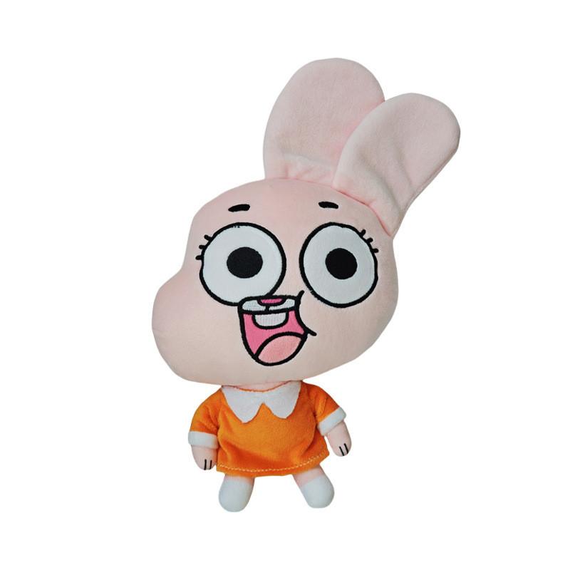 The Amazing World Of Gumball Cartoon Character Plush Doll With Short Pile Fabric For Gift And Display