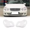 Car Front Headlight Glass Cover Headlamps Transparent Lampshade Lamp Shell Lens For Mercedes-Benz C-Class W203