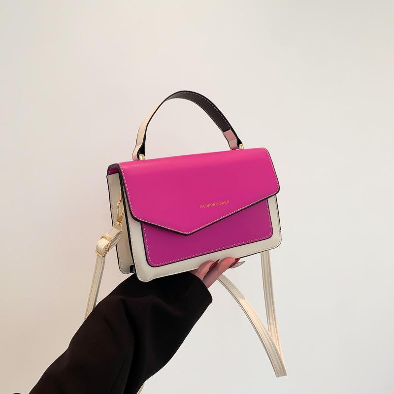 Модная универсальная сумка в иностранном стиле 2025 весна новая на плечо через плечо маленькая квадратная сумка