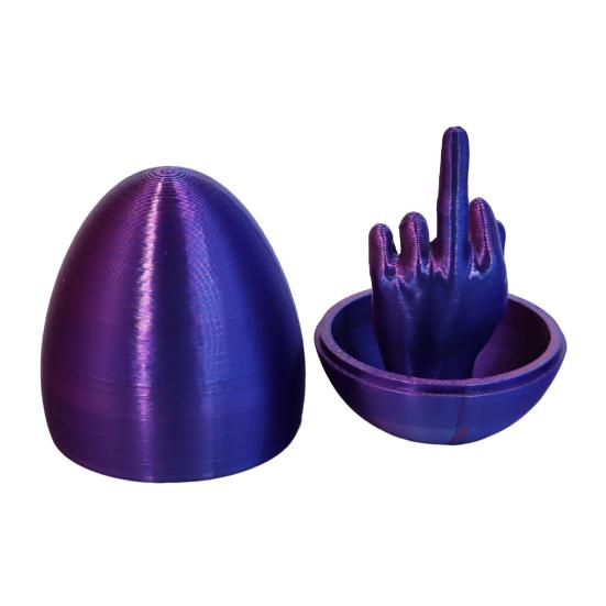 Пасхальное яйцо в форме среднего пальца, 3D-печатные пасхальные сюрпризы, пасхальная корзина, необходимые креативные подарки для розыгрышей для взрослых