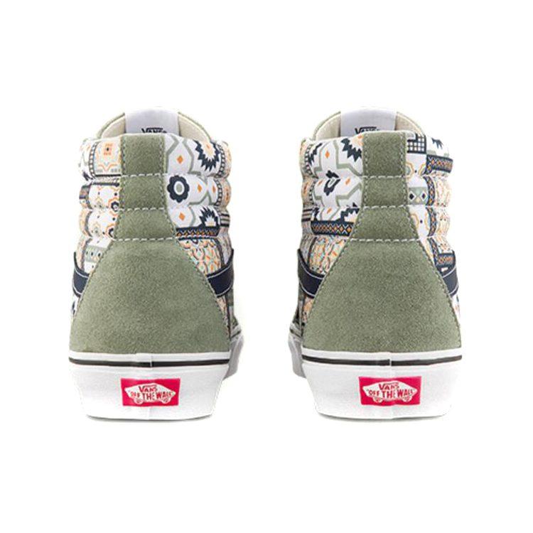 Vans Sk8 Hi Reissue Марокканская плитка Темно-хаки VN0A4BV8688