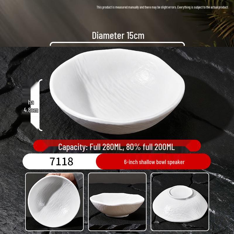 Набор из миски для риса и блюдца для соуса в стиле меламиновой керамики