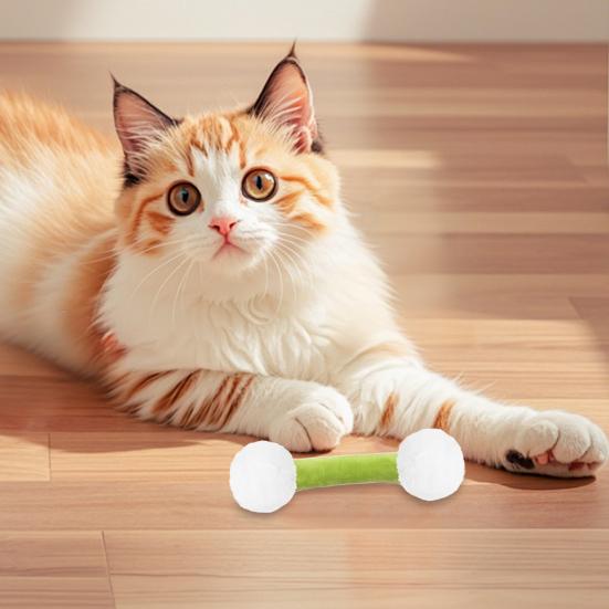 Игрушка с кошачьей мятой, котенок, самостоятельная игра, охота, пиналка, интерактивная игрушка для прорезывания зубов, мягкая плюшевая пиналка для домашних кошек, котят