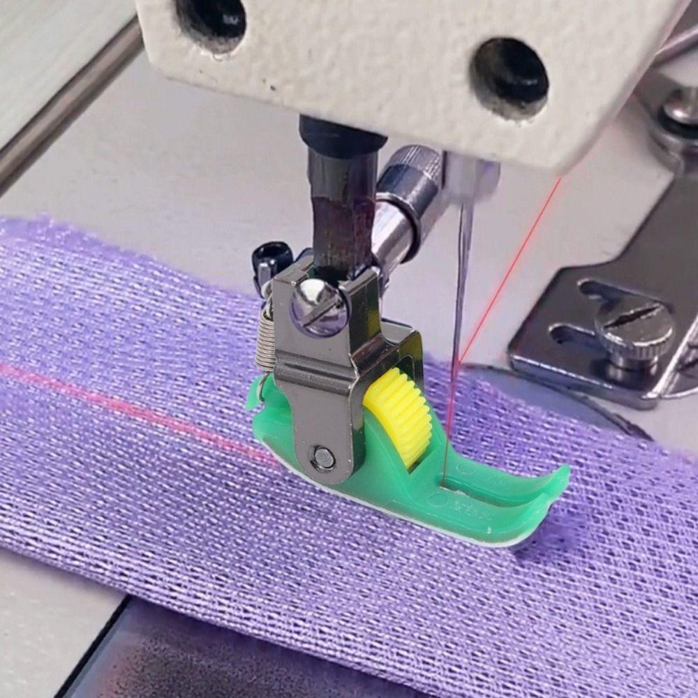 Регулируемая прижимная лапка для швейной машины, сменная, с широким зазором, роликовая прижимная лапка для одноигольной машины, аксессуары для стежковой швейной машины