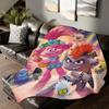 Мультяшное милое одеяло T-Trolls для дивана, офиса, кровати, самолета, путешествий, сна, чтения, отдыха, кемпинга. Мягкое и теплое