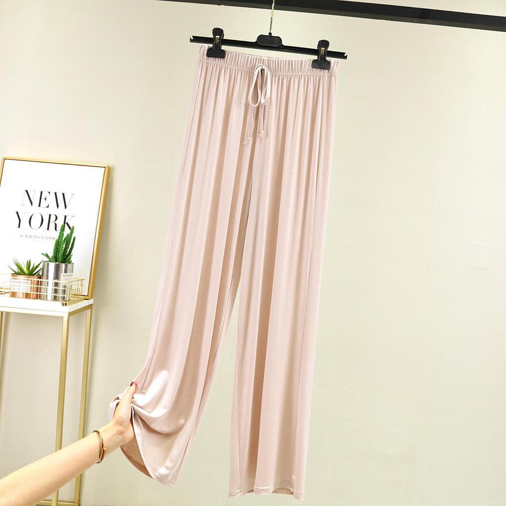 Женские летние тонкие домашние брюки с высокой талией, женские модные брюки, штаны для йоги, летние повседневные длинные брюки для бега, повседневные брюки