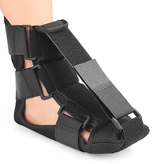 Подошвенный фасциит, ночная шина, регулируемая губчатая подкладка для женщин и мужчин, поддержка свода лодыжки, эластичный ботинок, облегчение тендинита, бандаж для сна для ног