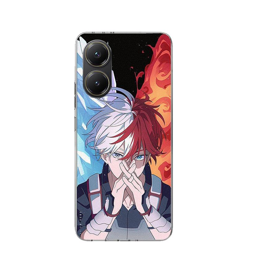 Todoroki Shoto MHA My Hero Phone Case For Xiaomi Poco X3 X5 X6 X7 X4 Nfc F7 Ultra F6 F5 Pro F4 Gt F3 M6 M5S M4 M3 Art Cover Coqu