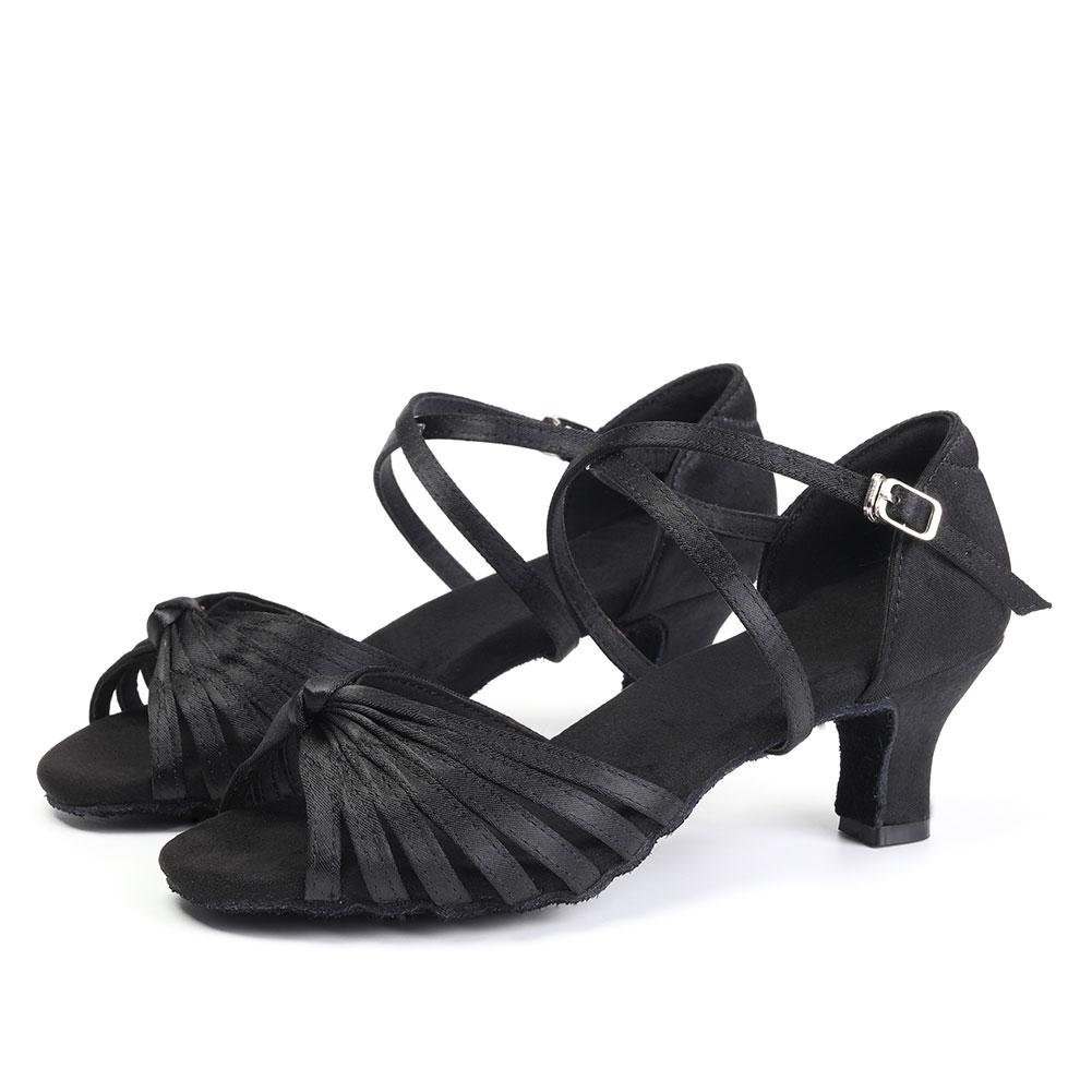 Профессиональные женские туфли для латинских танцев, обувь для бальных танцев сальсы, домашний средний каблук 5 см