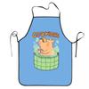 Don't Worry Be Cappy Capybara Apron Chef Cooking Tablier Sleeveless Bib Kitchen Cleaning Pinafore for Women Men Gardening